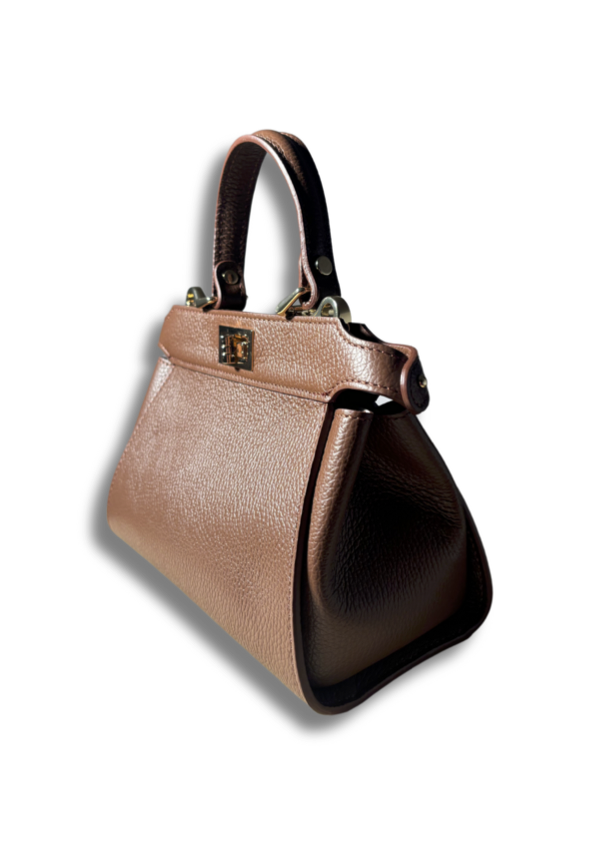 Aura city leather bag in Brown